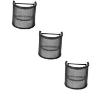 HOMSFOU 3piezas Cubierta Parabrisas Para Micrófono De Mano Protección Metalizada Diseño Práctico Para Grabación Streaming y Reconocimiento De Voz Compatible Diversas Marcas
