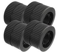 HOMSFOU 4 Alfombrillas para Suelo De Lavadora Minilavadoras Lavadoras Portátiles Almohadillas Vibratorias Limpiador De Conductos De Secadora Pedestal De Lavadora Kit De Limpieza De
