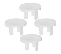 HOMSFOU 4 De Enchufes Para Niños: Protección Segura Contra La Electricidad (3 X 3 Cm) Fácil De Colocar Aptos Para Todos Los Enchufes Domésticos.