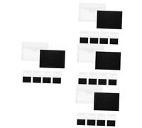 HOMSFOU 4 Juegos bolsillos para plantillas bolsa Poseedor bolsillos para guardar billetes organizador troquelado organizador de plantillas Goma blanda magnética