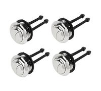 HOMSFOU 4 Piezas botón del tanque de agua pulsador cisterna Botar el agua del baño reemplazo del tanque de agua en depósito de agua Pulsador doble para WC de 48 mm botón de doble descarga