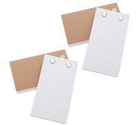 HOMSFOU 4 Piezas Cuaderno de Horarios, Cuaderno de Bolsillo, Blanco, Papel, Plan Semanal y Mensual, Diseño Simple, Ligero, para Viajeros y Profesores