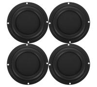 HOMSFOU 4 Piezas De Placa De Vibración para Radiador De Graves Pieza De Altavoz para Coche Diafragma De Graves Accesorio para Coche Suministro para