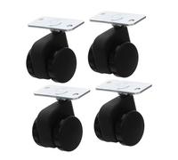 HOMSFOU 4 Piezas Heavy Duty Office Chair Wheels With Gravity Self-locking Brake Swivel Casters For Furniture Workbench Carpet And Hardwood Floor