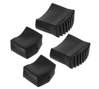 HOMSFOU 4 Piezas pies escalera plegables Accesorios para escaleras plegables Almohadillas goma para escaleras herrajes para pies escalera muebles del hogar cubierta pie pliegue