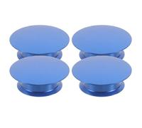HOMSFOU 4 Piezas Tapa Protectora de Manivela para Bicicleta de Montaña y Carretera, Aleación de Aluminio, Reducción de Ruido y Vibraciones, Compatible con Bielas de 21-23mm