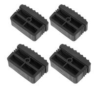 HOMSFOU 4 Protectores Para Patas De Escalera Plegables Protectores Para Patas De Escalera De Almohadilla Antideslizante De Goma