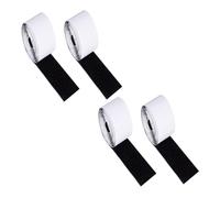 HOMSFOU 4 Rollos Cinta De Montaje Para Pedal De Efectos De Guitarra Cierre De Gancho y Bucle Tiras Adhesivas Uso Escenario De Concierto