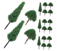 HOMSFOU 40 Piezas Miniature Model Trees Realistic Plastic Landscape Trees For DIY Diorama Train and Architectural Model Scenery Durable Craft Supplies For Miniature Scenes