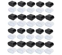 HOMSFOU 40 Piezas pies Antideslizantes Almohadillas para pies de Mesa Fundas duraderas para pies de Mesa Almohadillas para pies de Muebles Suministros de Muebles de polivinilo