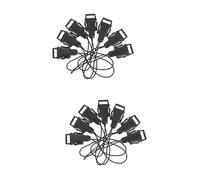 HOMSFOU 40piezas Adaptadores De Clip Conector Qd para Sistema De Correa Rápida De Cámara Conectores De Lazo Qd para Fotografía y Binoculares