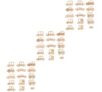 HOMSFOU 45piezas Tarjetas De Mensuales De Madera para Bebés Accesorios Fotográficos para Anuncios De Crecimiento para Celebraciones De Cumple Mes y Recuerdos Especiales