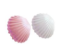 HOMSFOU 4piezas Decoración De Escritorio De Conchas Simuladas Accesorio Fotográfico y Adorno para Hogar y Oficina