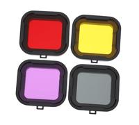 HOMSFOU 4piezas Filtros De Snorkel Corrección De Color Óptica Resistente Arañazos para Buceo Fácil Instalación