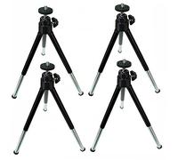 HOMSFOU 4piezas Mini Telescópico De Dos Segmentos Móvil para Teléfono y Cámara Soporte Multiposición para Escritorio y Unidades