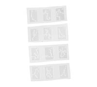HOMSFOU 4Piezas Silicona para Manualidades Doce Constelaciones para Colgantes y Collares DIY de Limpiar y Usar