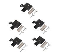 HOMSFOU 5 Juegos retenedor de colchón Protector de colchón Impermeable cubrecolchón de Espuma viscoelástica no Fijador de colchón Fijación de colchón Pinzas para colchones de edredón Black