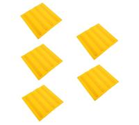 HOMSFOU 5 Pegatinas Adhesivas para Tableros para Ciegas en Pvc Naranja, Resistentes y Ligeras para Caminos y Superficies Lisas, Fáciles de Instalar