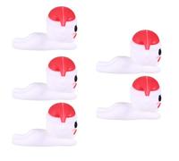 HOMSFOU 5 Piezas Funda Protectora Navideña para Cable USB Enrollador de Auriculares Navideño Clip para Cable Cierre de Línea Clip