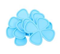 HOMSFOU 5 Piezas Molde de Silicona para Púas de Guitarra Resina Epóxica Accesorios de Manualidades Diy Flexible y de Limpiar