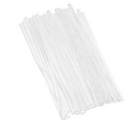 HOMSFOU 50 Barritas de Cera para Sellar Sobres y Personalizar Tarjetas, Barras de Cera Retro Transparentes Adhesivo para Manualidades, Pack de 50 Unidades