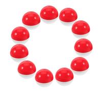 HOMSFOU 50 para Máquinas Expendedoras, Bolas de Plástico Rellenables, Regalos de Fiesta Rojos Y Blancos, Caja para Guardar Dulces, 5 Cm