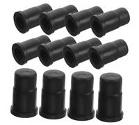 HOMSFOU 50 Piezas Fundas de Casquillos para Ruedas Pequeñas Mangas de Inserción de Vástago Resistente y Expandible para Patas de Sillas Accesorios Profesionales para Rueditas de Muebles