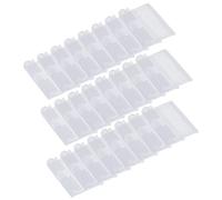 HOMSFOU 50 Piezas Soporte de Etiquetas Transparente de PVC para Supermercados y Tiendas Portaetiquetas para Precio y Exhibición de Mercancías