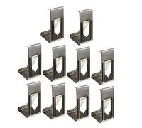 HOMSFOU 50 Uds Accesorios De Gancho De Hardware Clip De De Resorte Perchas De Marco De Estante De Ropa Resistente Marco De Fotos Hebilla De Placa Trasera Marco De Imagen Clip