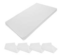 HOMSFOU 500 Hojas de Papel para Hornear Antiadherente Prueba de Grasa Tamaño 20x30 Cm Papel para Envolver Sándwiches y Alimentos Fritos para Cocina y Catering Profesional