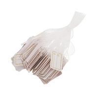 HOMSFOU 500 piezas Etiquetas de Precio Colgantes Hilo para Joyería Etiquetas para Ropa y Accesorios para Pendientes Pulseras y Collares Color Aleatorio Color Aleatorio