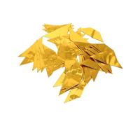 HOMSFOU 500 Piezas Ingots de Papel Dorado Hechos Mano para Ceremonias de Sacrificio Suministros Resistentes para Ritos y Festival Qingming Material de Papel