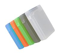 HOMSFOU 5piezas Cajas De Protección para Disco Fundas Plásticas Almacenamiento Seguro y Portátil para Discos Duros para Casa y