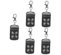 HOMSFOU 5piezas Control Remoto para Garaje Mando Distancia para Puertas De Garaje Clonador De Código Fácil Instalación Diseño Ligero y Duradero Función De Aprendizaje De Múltiples