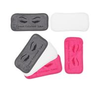 HOMSFOU 6 Almohadillas Frente para Procesos de Belleza de Tela Lavables a Mano y Máquina para Extensiones de Pestañas y Otros Cuidados
