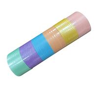 HOMSFOU 6 Cinta Adhesiva Decorativa para Hacer Bolas Cintas Diy Divertidas Tapes Adhesivos para Manualidades para Casa Oficina y