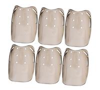 HOMSFOU 6 Fundas Protectoras para Zapatos Botas Protector De Antepié Transparente Protector Metatarsiano para Soldadores Protectores De Pies Protectores De Zapatos Abs Marrón