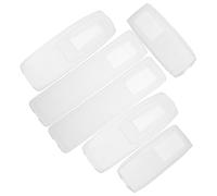 HOMSFOU 6 Piezas Caso Protector De Silicona Cubierta Protectora Remota Funda De Control Remoto Cubierta del Control Remoto De TV Transparent