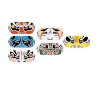 HOMSFOU 6 Piezas Cubierta Protectora De Cámara Web Diseño De Maquillaje Facial Ópera De Pekín Cubierta Deslizante para Cámara para Uso Viajes o Oficinas