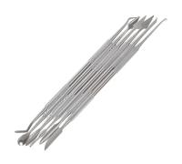 HOMSFOU 6 Piezas Kit de Herramientas de Acero Inoxidable para Esculpir Arcilla para Modelado y Decoración Adecuado para Aficionados al Bricolaje y Constructores