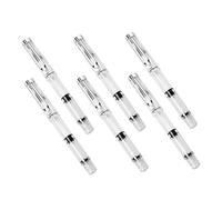 HOMSFOU 6 Piezas Pincel de con Punta Flexible para Práctica de Caligrafía y Sistema de Tinta Recargable de Agua