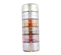 HOMSFOU 6 Piezas Polvos de Mica Iridiscente para Manualidades y Cosméticos Colores Naturales para Jabones Orgánicos y Resinas Pigmentos Perlados para Proyectos Diy