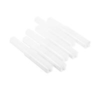 HOMSFOU 6 Piezas Varillas de Repuesto para Porta Papel Higiénico con Resorte Rodillo de Blanco para Baño Compatible con Diferentes Anchos de Rollo