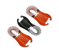 HOMSFOU 6 Pinzas de Plátano para Mujer, Horquillas Flexibles de Plástico Resistentes y Elásticas para Sujetar el Cabello en Peinados Laterales, Paquete de 6 Unidades