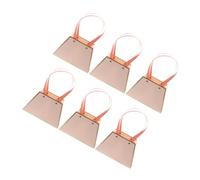 HOMSFOU 6Piezas Flower Present Bags With Handles Floral Presentation Paper Bags For Bouquets For Special Occasions And Creative Present Wrapping