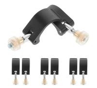 HOMSFOU 8 Piezas Clip de Bloqueo Externo para Bastones de Trekking con Diseño Ligero y Resistencia al Desgaste, Compatible con Diámetro de 1.8cm y Tuercas de Nylon para Senderismo
