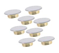 HOMSFOU 8 Piezas Placas Decorativas para Cabezal Rociador contra Incendios Cubiertas Metálicas Ocultas para Techo Compatibles con Sistemas de Rociadores Instalación Sencilla para Uso