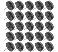 HOMSFOU 80 Piezas Pies de Fieltro Antideslizantes. Consejos para Las Patas de la Silla Almohadillas para Muebles Protectores de Suelo para mueblesjuntas Black