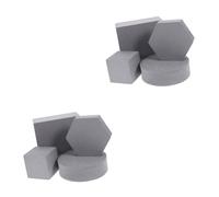 HOMSFOU 8piezas Accesorios De Fotografía Geométricos De Espuma para Joyería y Cosméticos De Props Cubos para Fondos Fotográficos Uso Práctico y Duradero para Productos Pequeños