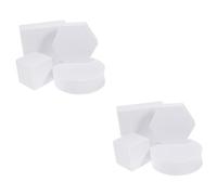 HOMSFOU 8piezas Props Fotográficos Geométricos De Espuma para Decoración De Sesiones De Fotografía Cubo para Maquillaje y Productos